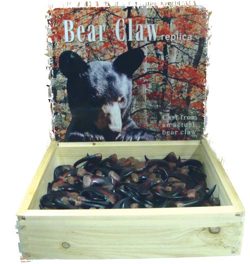 bear claw display