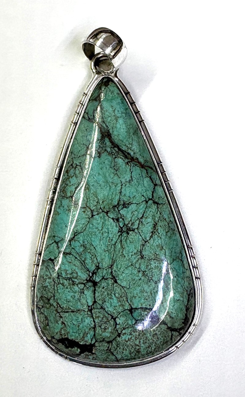 turquoise sterling pendant