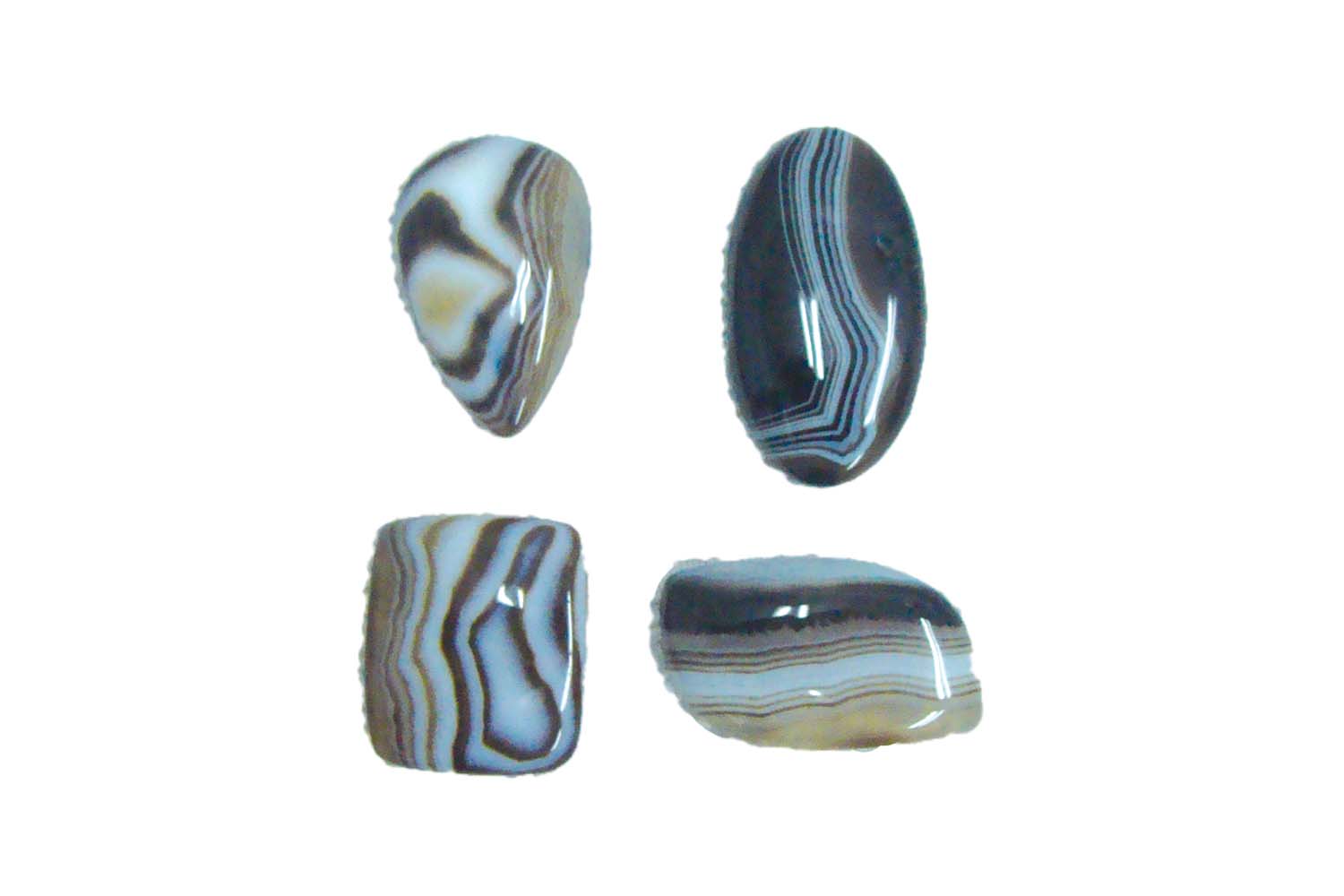 Banded Black Agate