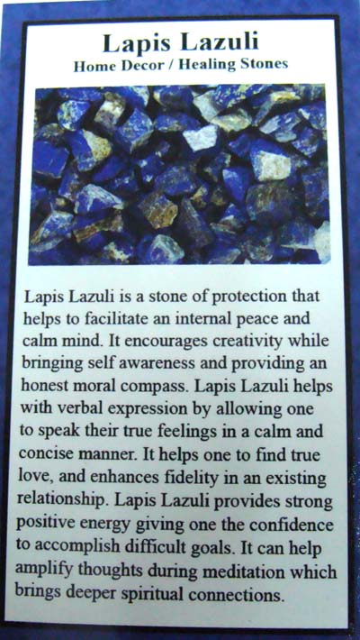 Lapis Lazuli Front