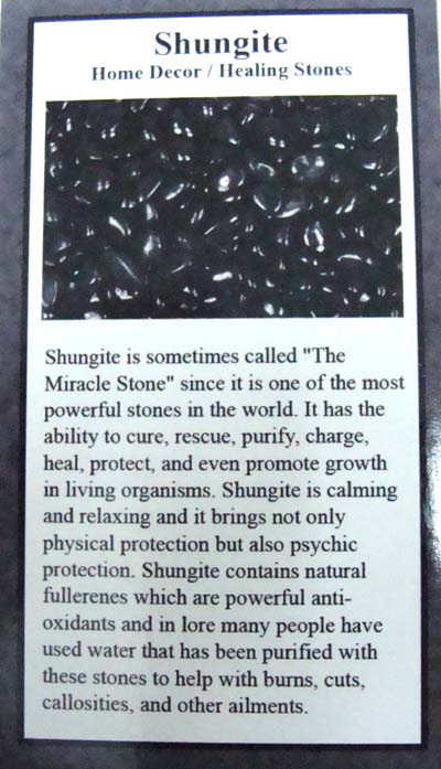 Shungite Front