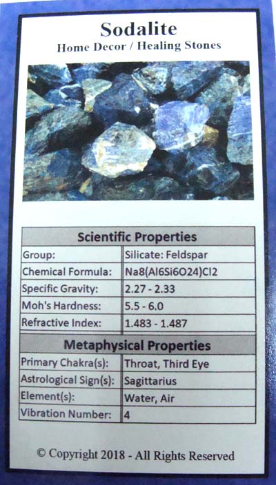 Sodalite Back