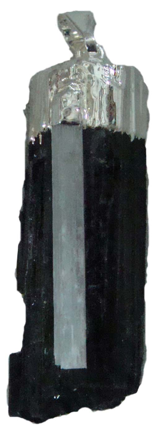 Tourmaline Selenite Pendant SP