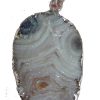 agate druze pendant