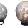 agate flower sphere
