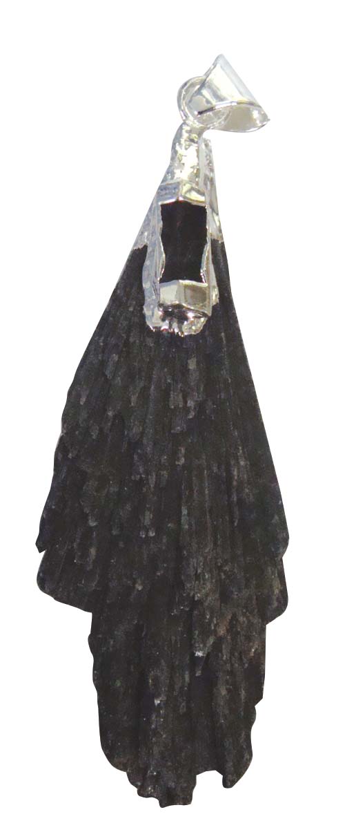 black kyanite pendant