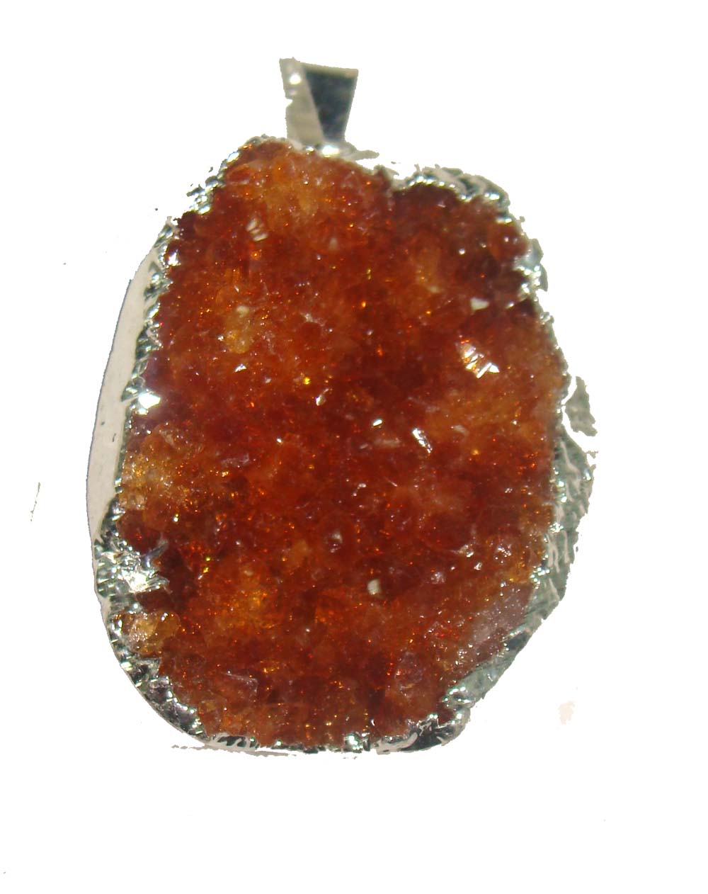 citrine druze pendant2