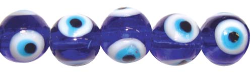 evil eye bead strand