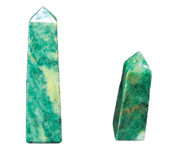 green aventurine oblisk