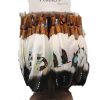 handpainted feather display
