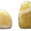 lemon calcite free form