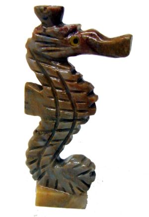 Stone Animals From Peru- Sea Horse