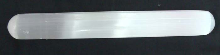 selenite wand rounded