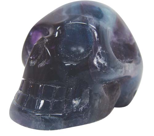 stone skull flourite