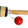 wooden catch ball game