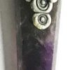 Amethyst clay pendant