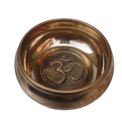 Plain Hindu om Singing Bowl