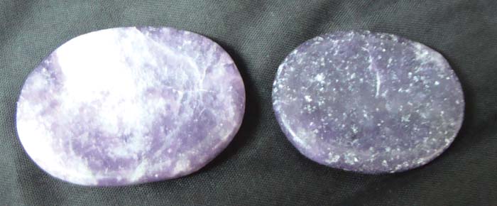 lepidolote worry stone