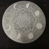 selenite plate engraved large