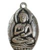 Brass Buddha Pendent silver