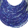 Violet Beaded Earring & Necklace Set