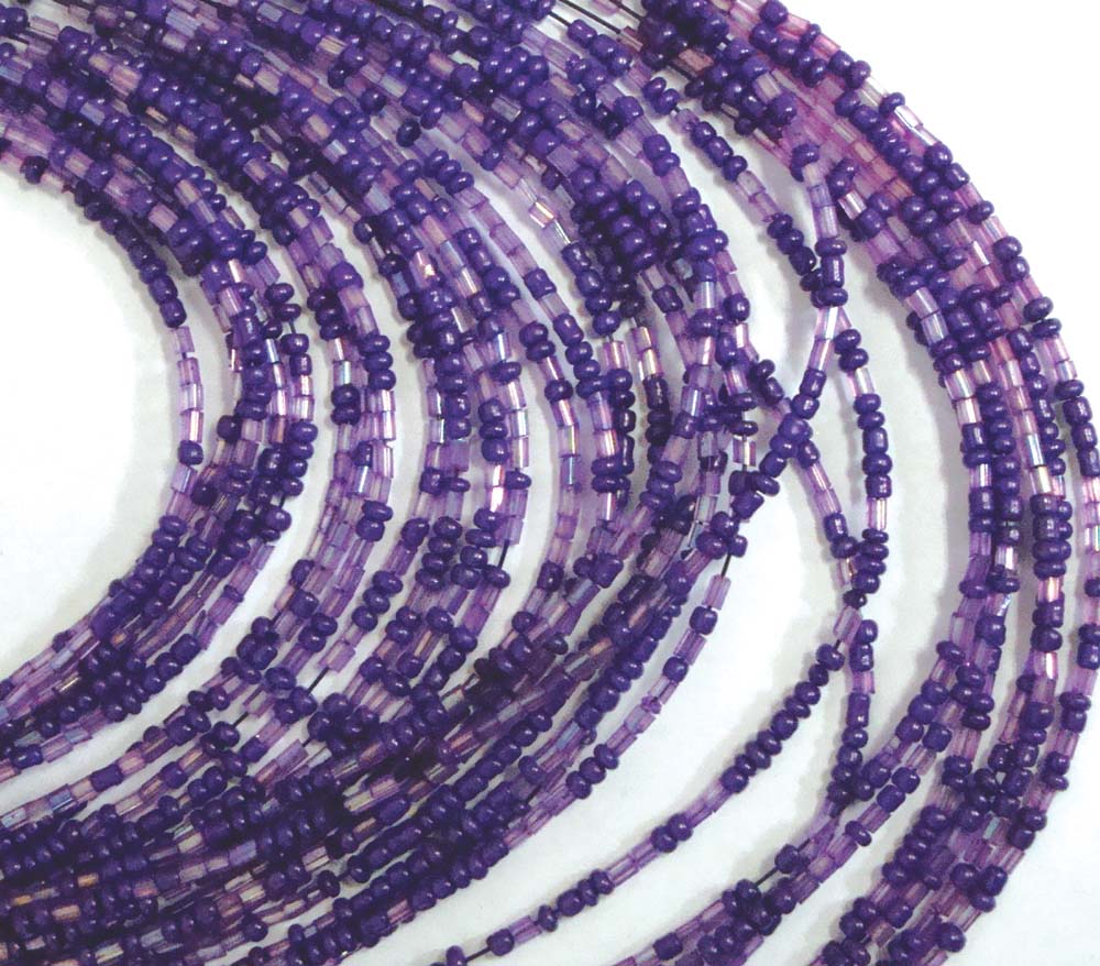 beaded neck light purple