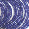 beaded necklace purply blue