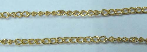 gold plated link chain