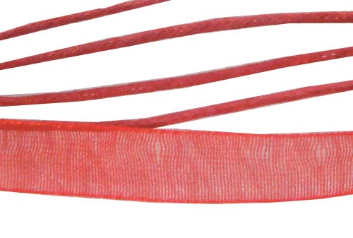 ribbon neck red