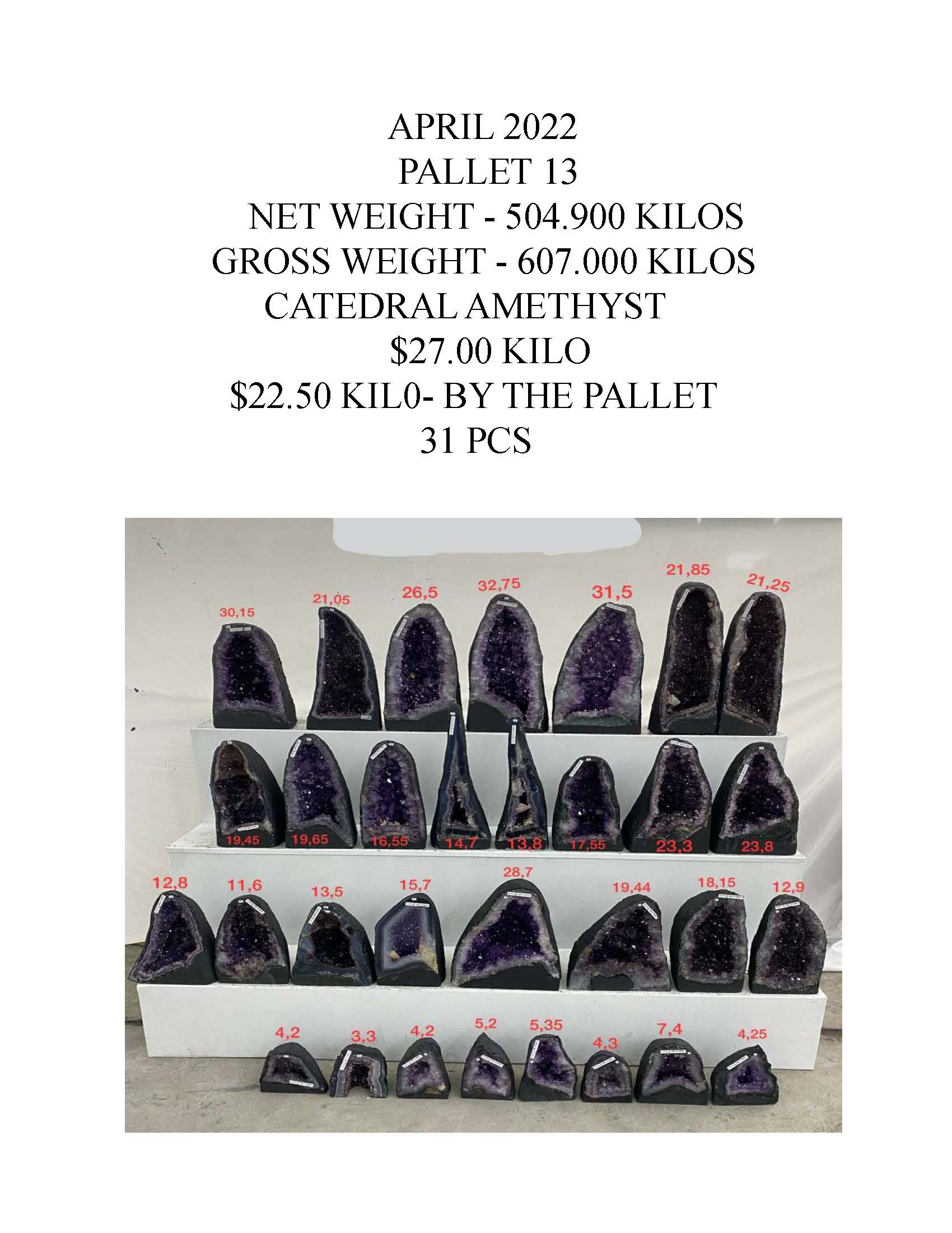 amethyst pallet 13 april 2022