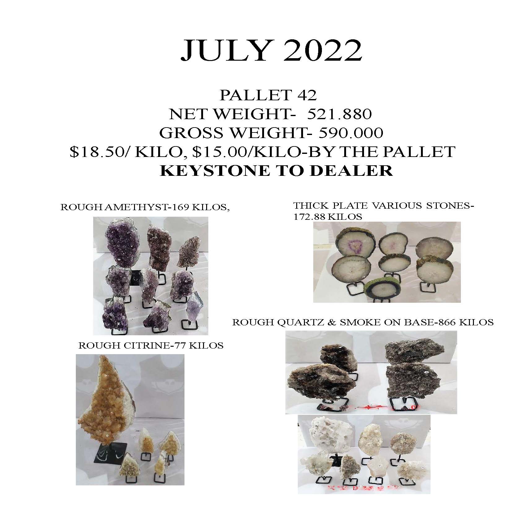 pallet 42 july 2022