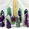 rainbow fluorite points