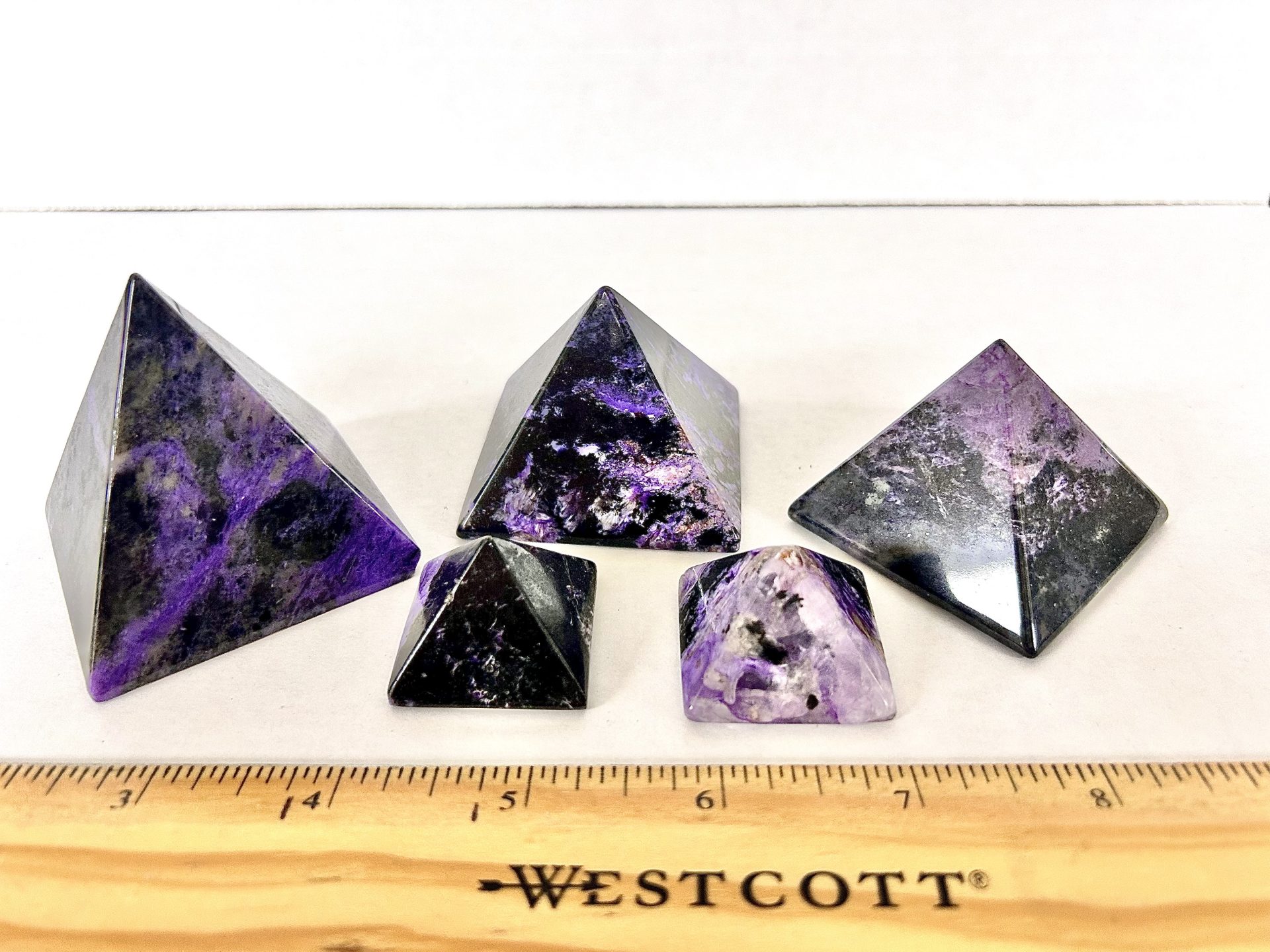 charoite pyramid