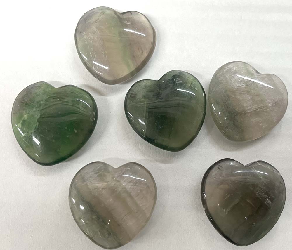 fluorite heart small