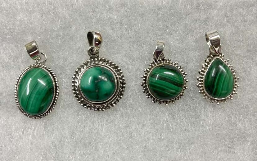 malachite small pendant