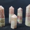 red rose banded calcite point 20 co