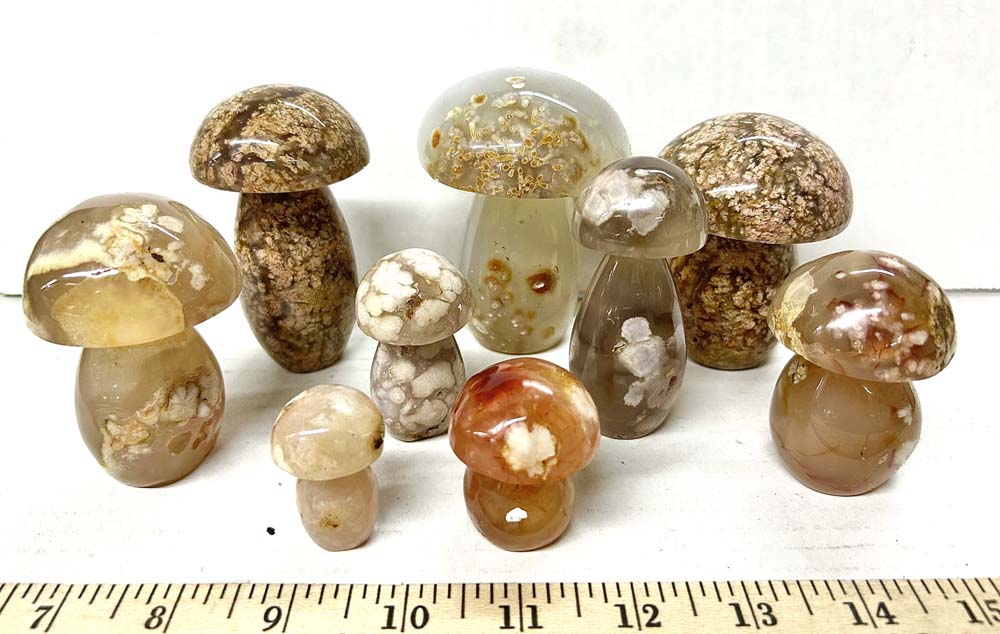 agate flower mushroom 25