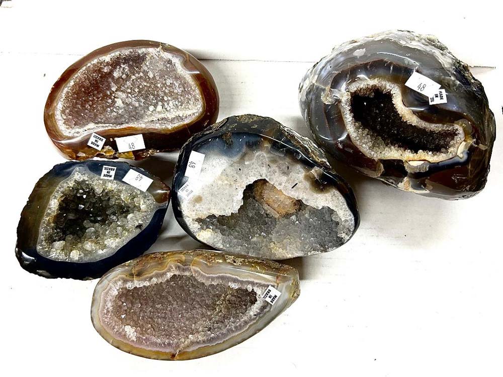 agate geode druze 48