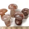 natural red quartz hematoid mushroom 3