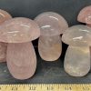 rose quartz mushroom 25