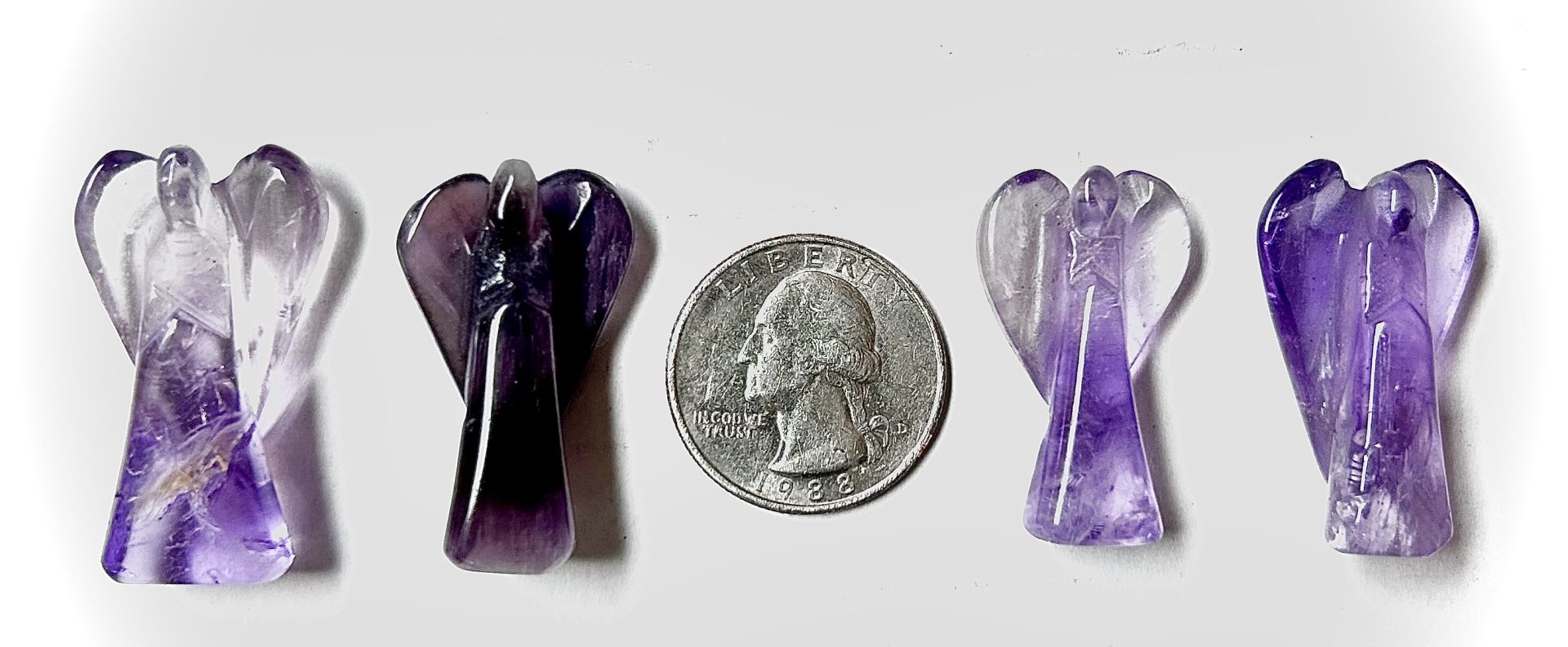 Stone angel amethyst