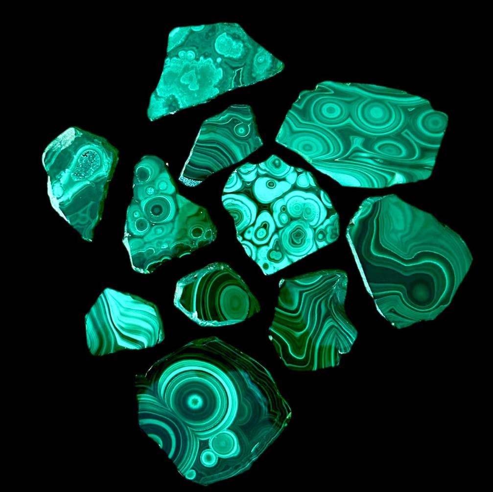 malachite slabs