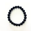 8mm black obsidian bracelet