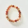 8mm carnelian bracelet