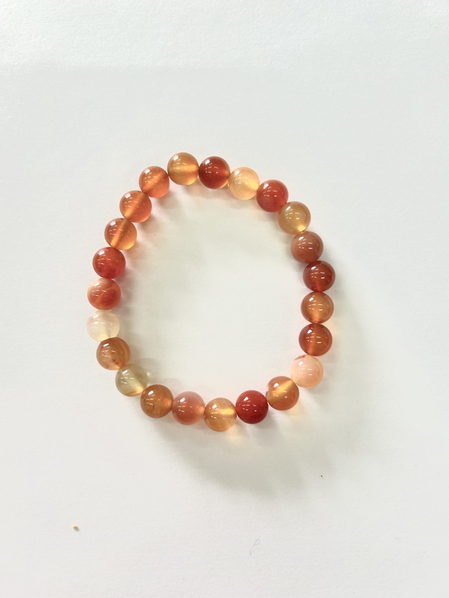 8mm carnelian bracelet