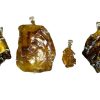 amber rough pendant