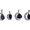 amethyst moon pendant