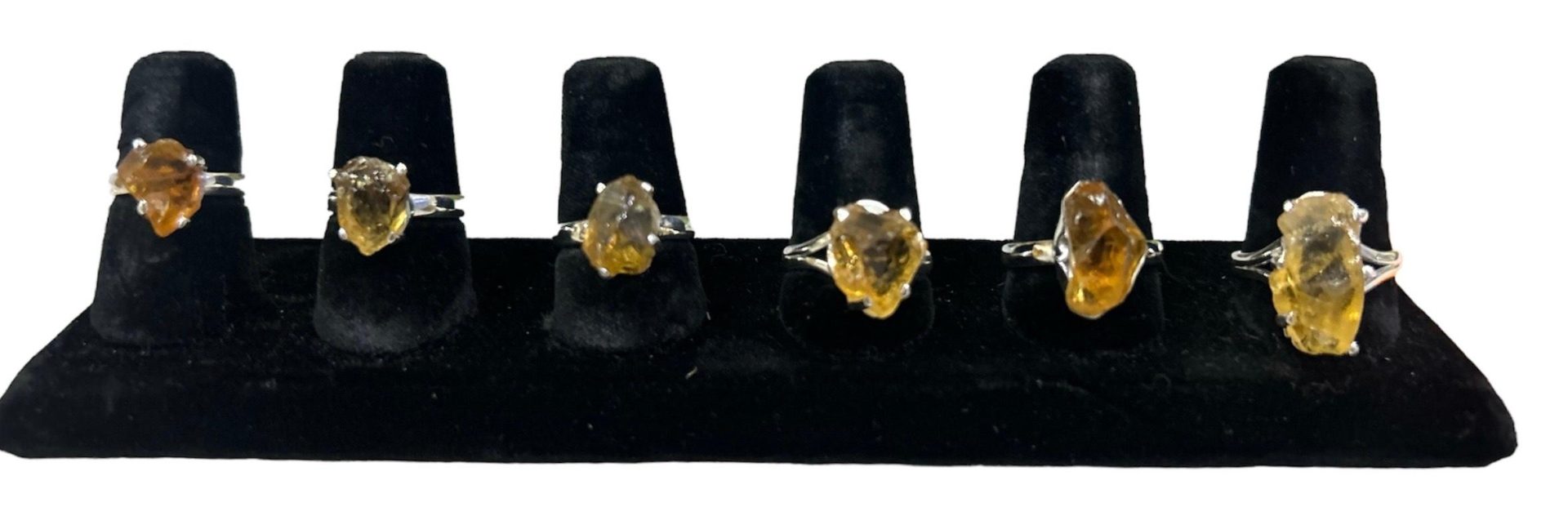 citrine rough ring