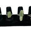 green kyanite rough ring
