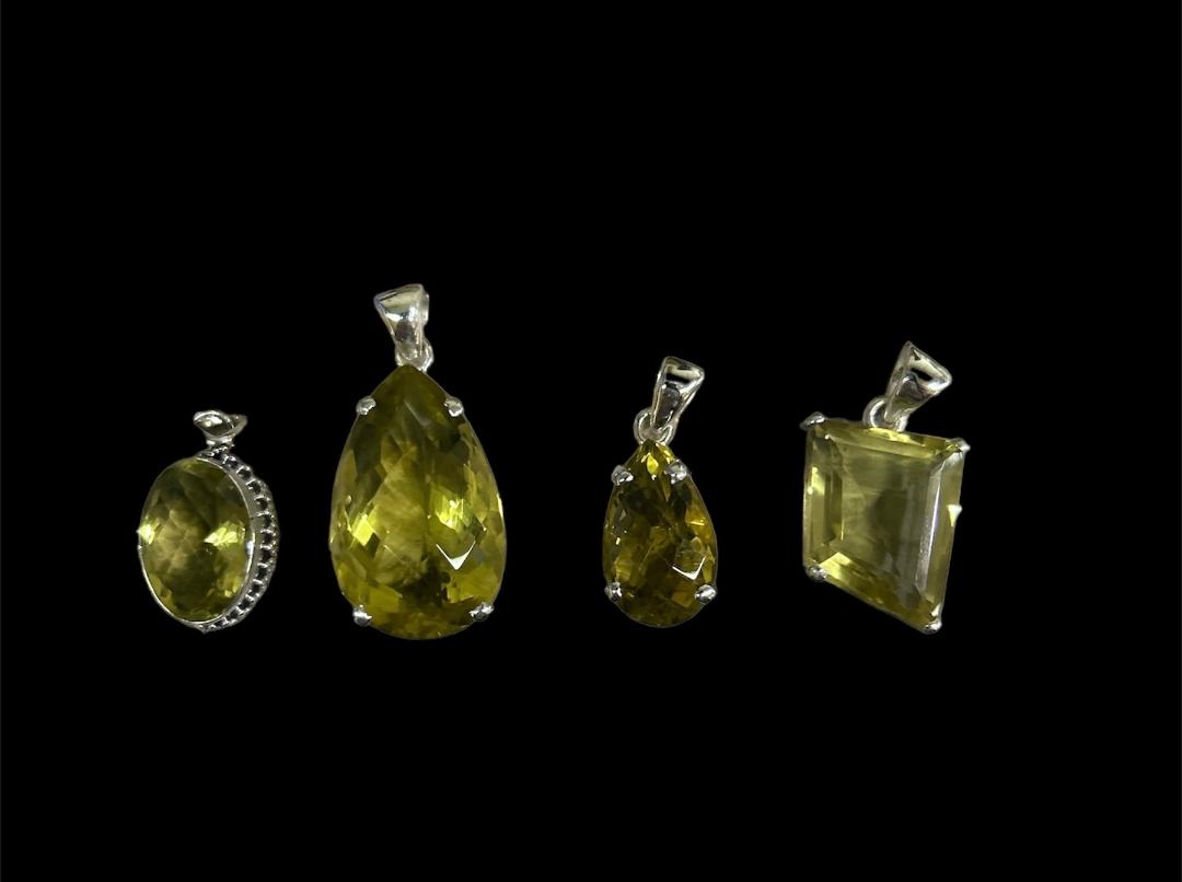 lemon topaz pendant